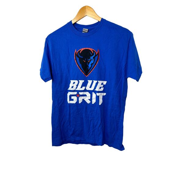 DePaul University Blue Demons TRUE GRIT T-Shirt Men's Size Medium - Picture 1 of 5